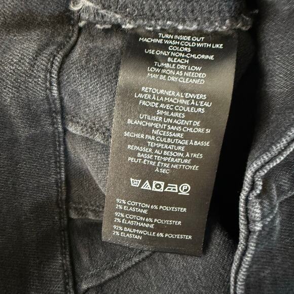 Free People flare pants high rise jeans black 29 - Picture 7 of 7